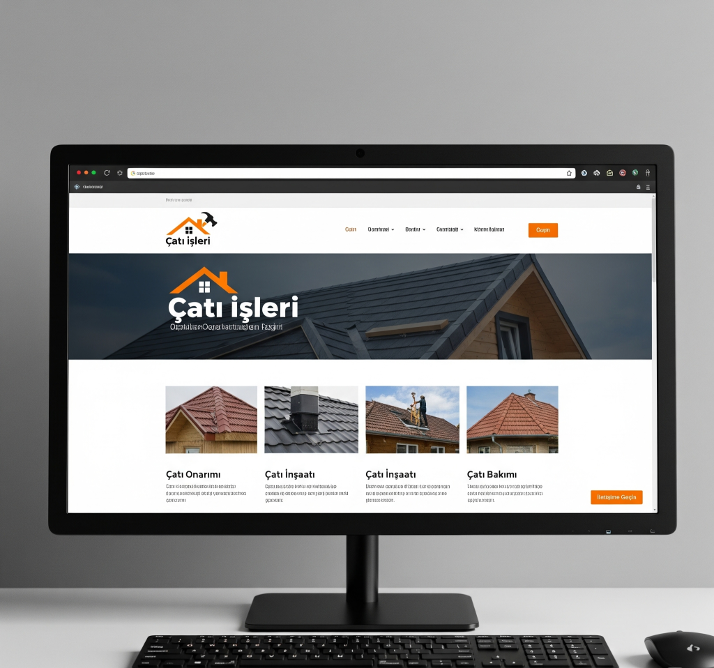Çatı İşleri Yapan İşletmeler İçin Web Sitesi